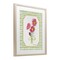 Stupell Industries Botanical Story on Gingham Framed Print Under Glass, design by Lee Ann Sanders